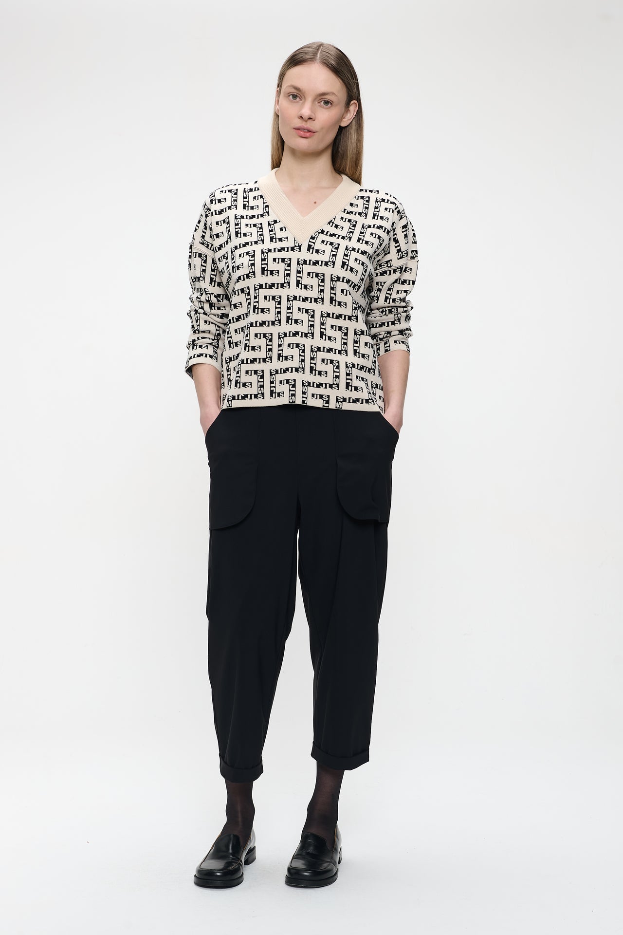 Baker logo pullover