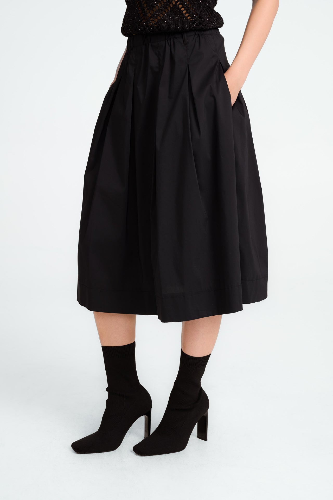 Timy poplin skirt