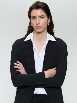 Amsterdam structure tech jersey blazer