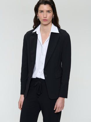 Amsterdam structure tech jersey blazer