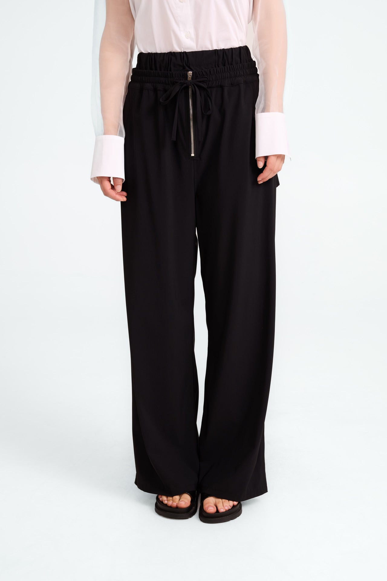 Beril strech technical jersey pants