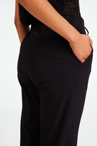 Delia structure technical jersey pants
