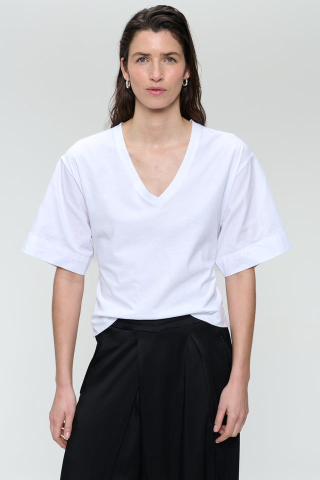 Mary mix cotton top