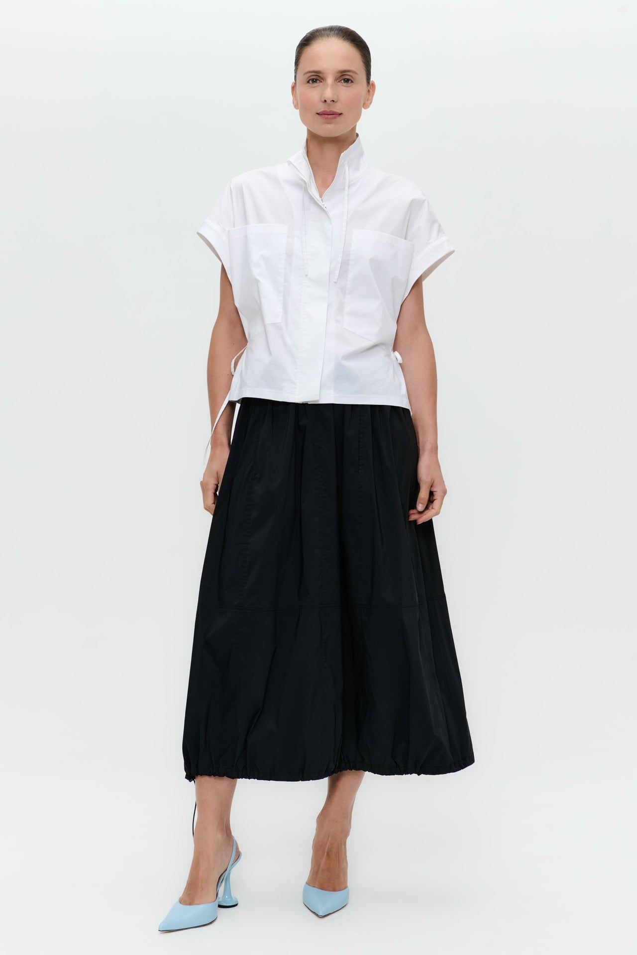 Paola polplin jacket blouse