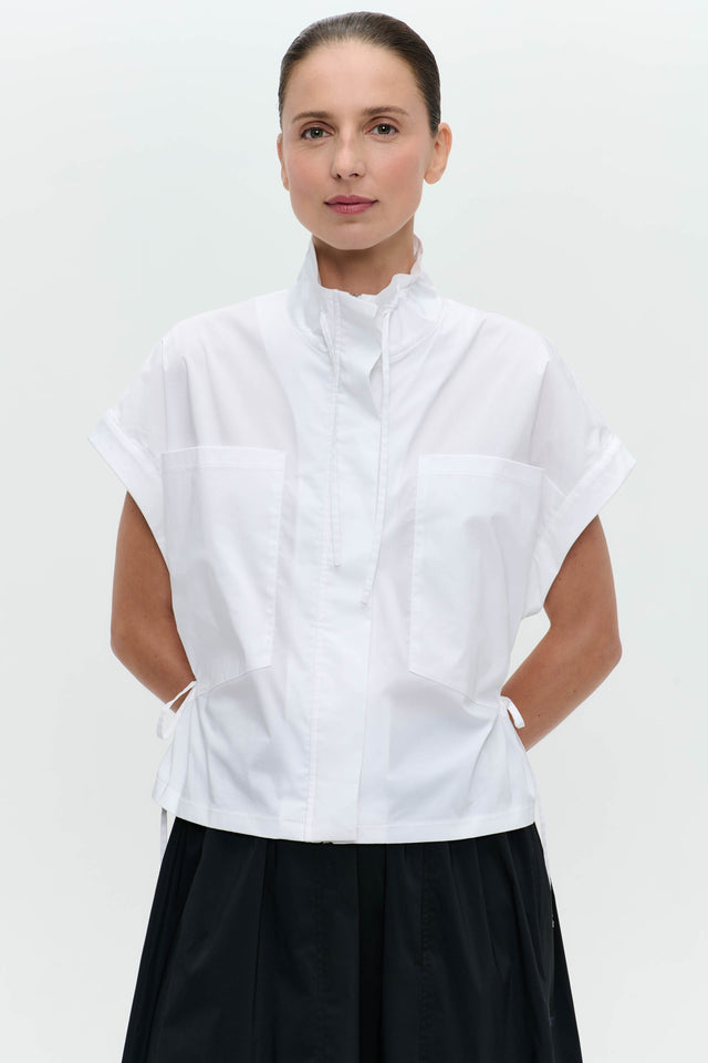 Paola polplin jacket blouse