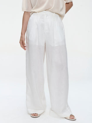 Hamako linnen mix pants