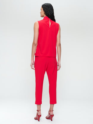 Naomi strech technical jersey top