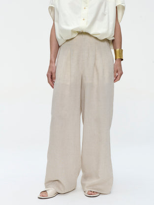 Hamako linnen mix pants