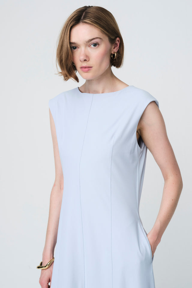 Ricarda structure tech jersey dress