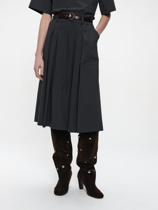 Raffaele skirt technical jersey