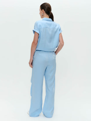 Renate shiny viscose blouse