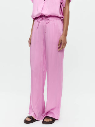 Simone saten viscose pants
