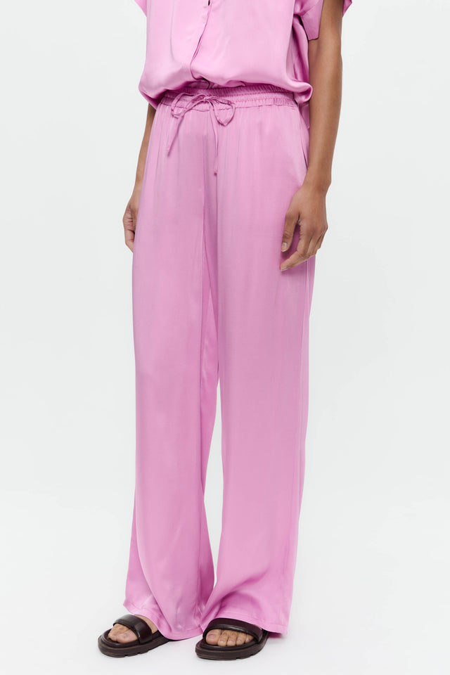 Simone saten viscose pants