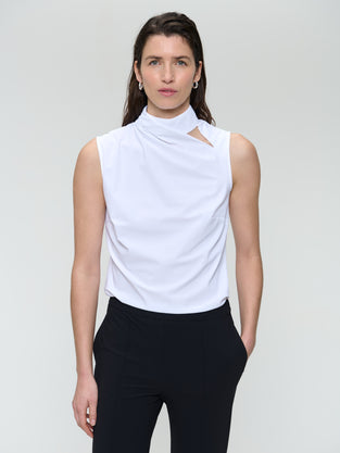 Naomi strech technical jersey top