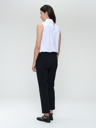 Naomi strech technical jersey top