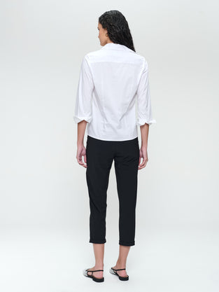 Iva cotton poplin blouse