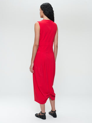 Jackie structure technical jersey dress