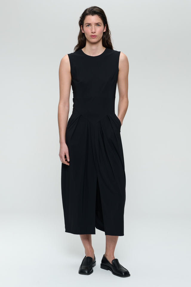 Jacklin stretch technical jersey dress