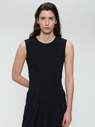 Jacklin stretch technical jersey dress