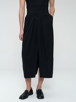 Jacklin stretch technical jersey dress