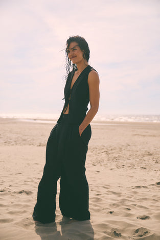 Takara linen mix pants