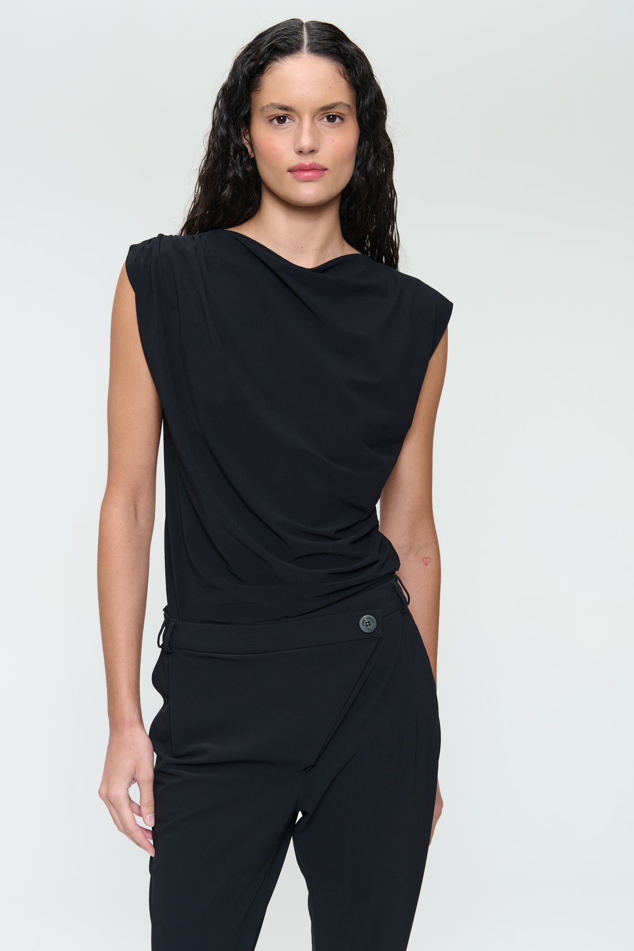 Nelly strech technical jersey top