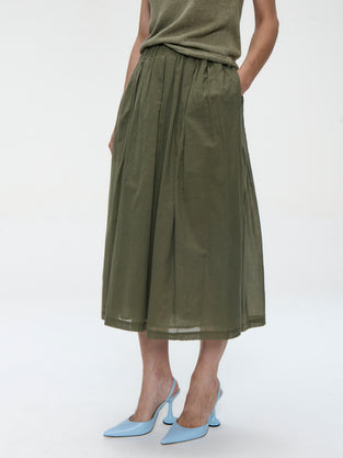 Alle voile cotton skirt