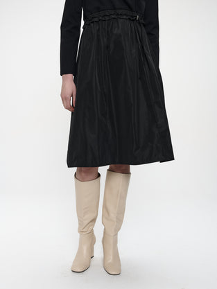 Ester mix cotton taffeta dress
