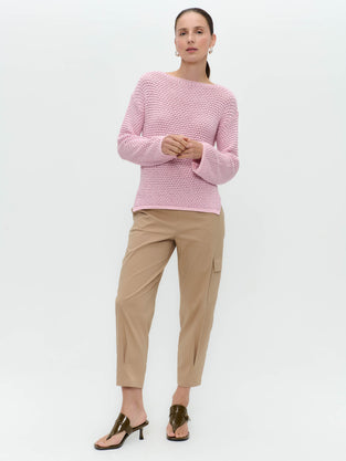 Cotton viscose blend pullover 9050