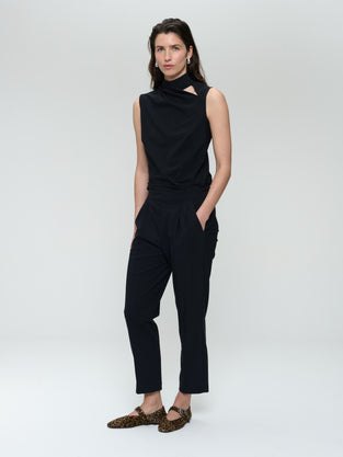 Naomi strech technical jersey top