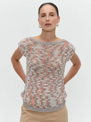 Multi collors viscose top 9037