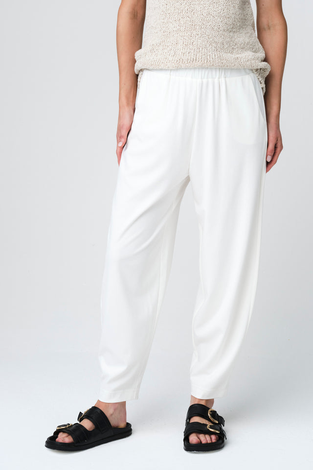 Fagiolo pants soft Punto Milano jersey