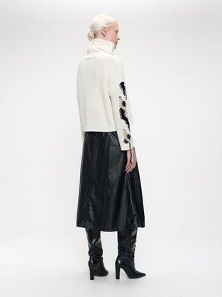 Fancy high neck Pullover H25024