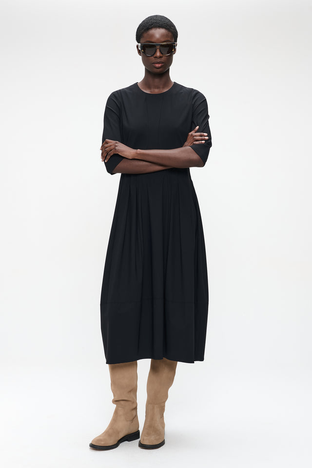 Heide tech jersay dress LS