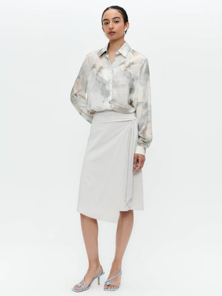 SisiN printed silk viscose blouse