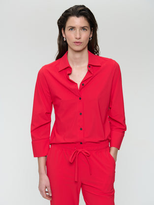 Iva stretch technical jersey blouse
