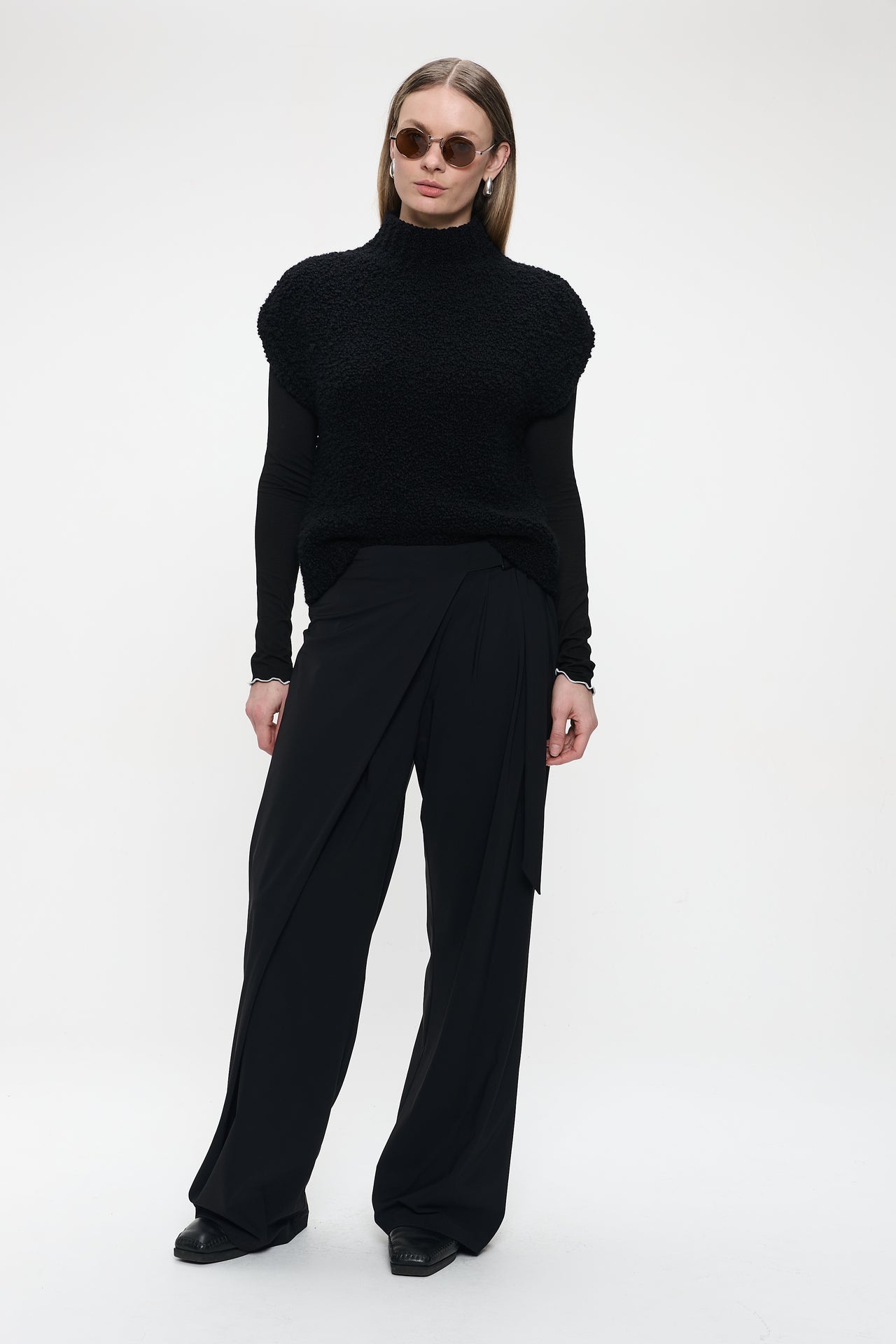 Coarse Boucle vest