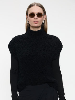 Coarse Boucle vest