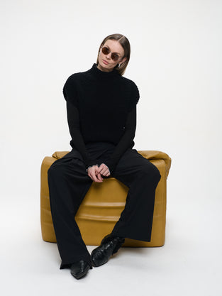 Coarse Boucle vest