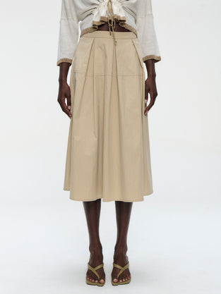 Rini poplin skirt