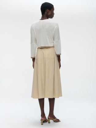 Rini poplin skirt