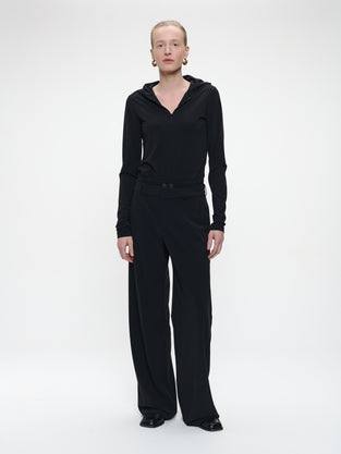 Melissa top brush tech jersey