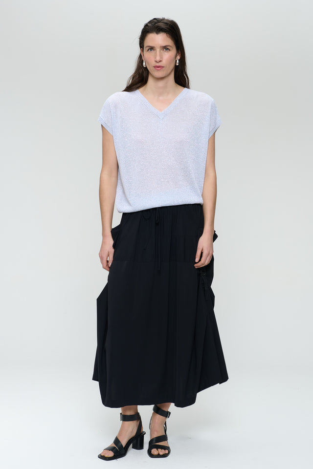 Glossy loose top 25047
