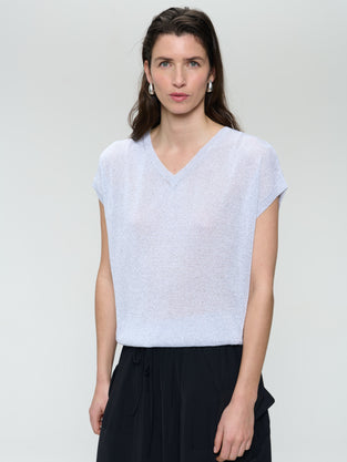 Glossy loose top 25047