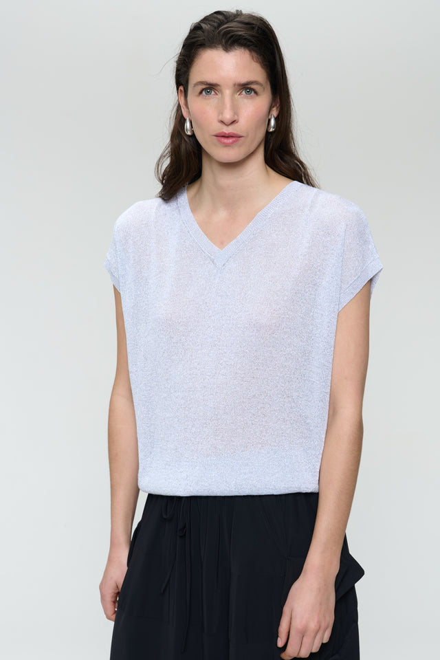 Glossy loose top 25047