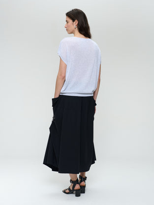 Glossy loose top 25047