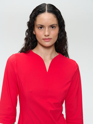Martinas strech technical jersey dress
