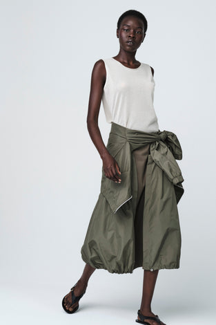 Allegra taffeta mix skirt