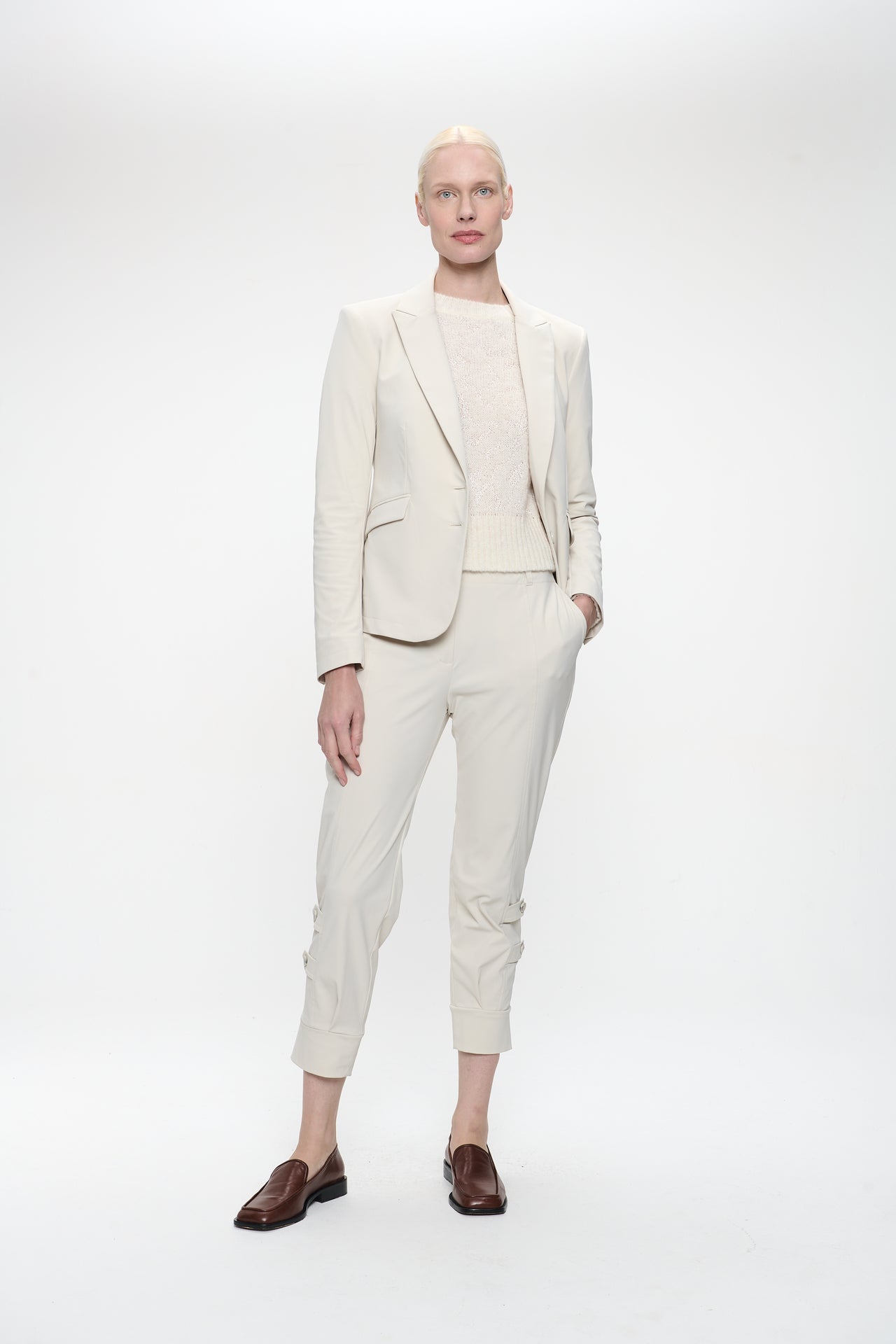 Delia pants brush tech jersey