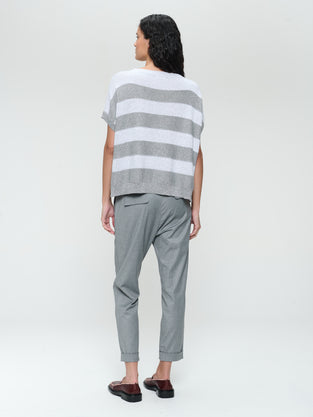 Lurex shiny line loose top 25052